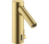 hansgrohe mitigeur électronique de lavabo avec régulation de la température et raccordement au secteur, 10140950, Couleur: laiton brossé