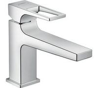 HANSGROHE Mitigeur lavabo Metropol 100 poignée étrier bec long, bonde Push-Open chromé chrome G