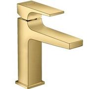 HANSGROHE Mitigeur lavabo Metropol 110 poignée manette, bonde Push-Open aspect doré poli Aspect doré poli G