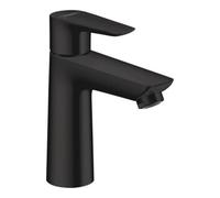 hansgrohe Mitigeur lavabo monocommande 110 Talis E avec garniture de vidage à tige, noir mat Quantité:1