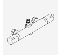 hansgrohe Mitigeur thermostatique pour colonne de douche en applique Croma Select S, 92147700,