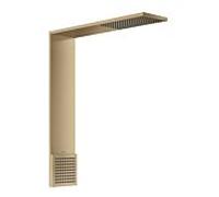 hansgrohe module de douche ShowerComposition 12593140 250x250mm, montage mural, 1jet, avec douchette d'épaule, bronze brossé