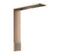 hansgrohe ShowerComposition module de douche 12593300 250x250mm, montage mural, 1jet, avec douche d'épaule, or rouge poli