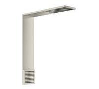 hansgrohe module de douche ShowerComposition 12593800 250x250mm, montage mural, 1jet, avec douchette d'épaule, aspect inox