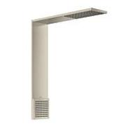 hansgrohe module de douche ShowerComposition 12593820 250x250mm, montage mural, 1jet, avec douche d'épaule, nickel brossé