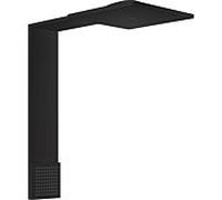 hansgrohe ShowerComposition module de douche 12594670 250x250mm, montage mural, 2jet, avec douchette d'épaule, noir mat