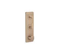 hansgrohe module thermostat 380/120 UP FS 49700310 encastré, 2 consommateurs, or rouge brossé