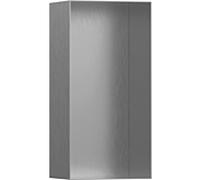 hansgrohe Niche murale XtraStoris 56070800 30x15x10cm, avec Rahmen ouvert, optique en acier inoxydable