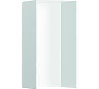 hansgrohe Niche murale XtraStoris 56076700 30x15x14cm, avec Rahmen ouvert, blanc mat