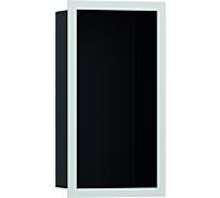 hansgrohe Niche murale XtraStoris 56095700 30x15x10cm, avec cadre design, noir mat, blanc mat
