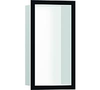 hansgrohe XtraStoris Individual Niche murale blanc mat avec cadre design 300x150x100 mm, 56096670, Couleur: Noir Mat