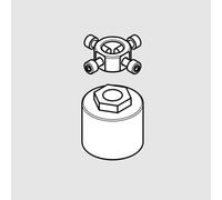 hansgrohe Outil de démontage de poignée PG15, 92124000,