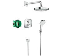 HANSGROHE Pack encastré 180 Croma Select E avec mitigeur thermostatique Ecostat E 27294000