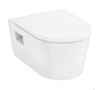 HANSGROHE Pack WC suspendu EluPura Original S sans bride avec abattant blanc amovible et frein de chute