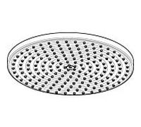 hansgrohe Pharo douche douche match2 Showerpipe chromé 240mm chromé
