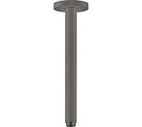 Hansgrohe Raccordement au plafond S 300 mm 27389340 – Chrome noir brossé
