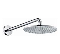 hansgrohe plaque de douche de hansgrohe Raindance Air 27474810 240mm avec bras de douche satinox