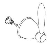 hansgrohe poignée Axor Carlton Quattro chrome 17993000