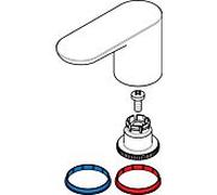 hansgrohe poignée Axor Citterio M 4 trous 98999000 mitigeur de bain chaud / froid chromé