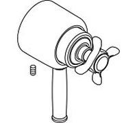 hansgrohe Poignée Axor Montreux chromé douche match2 16595000