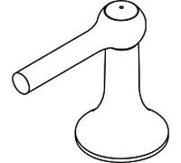 hansgrohe poignée Axor Terrano côté eau chaude chromé