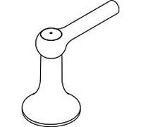 hansgrohe poignée Axor Terrano côté eau froide chromé