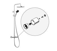 hansgrohe Poignée de mitigeur thermostatique, 93727000,