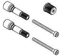 Adaptateur de robinet d'arrêt et robinet inverseur Hansgrohe 95252000