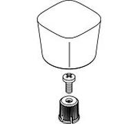 Poignée de Robinet Hansgrohe Logis Robinet fixe Eau chaude 92523000