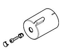 hansgrohe poignée pour chromé thermostat match1 92836000