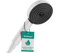 hansgrohe Pulsify Select S Pommeau de douche 105, 3 types de jets, relaxation, EcoSmart, 24111700, Couleur: Blanc mat