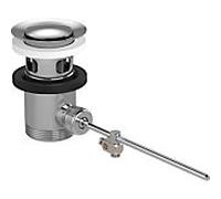 hansgrohe Pop-up poubelle 94139800 edelst.-optik, G1 1/4 ", pour WT / Bidet