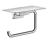 Hansgrohe Support de papier toilette AddStoris avec tablette 41772000 Chrome
