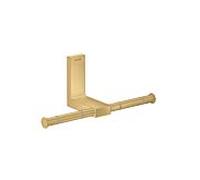 Hansgrohe Porte-rouleaux Axor 42657250 double, montage mural, finition or brossé