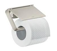 Hansgrohe Axor Porte-rouleau papier toilette 42836800 avec couvercle métal aspect inox