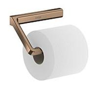 hansgrohe Axor Papierrollenhalter 42846310 sans couvercle, montage mural, or rouge brossé