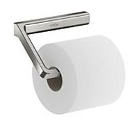 Hansgrohe Porte-rouleau de papier Axor 42846800 sans couvercle fixation murale aspect inox