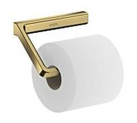 Hansgrohe Axor Porte-rouleau papier 42846990 sans couvercle montage mural optique or poli
