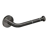 Hansgrohe Axor Porte-rouleau papier 42856330 sans couvercle montage mural chrome noir poli