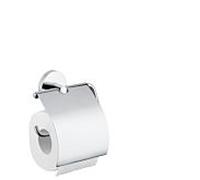 hansgrohe porte rouleau Logis chrome, laiton, avec couvercle