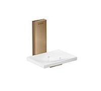 Hansgrohe Axor porte-savon 42605140, verre, montage mural, bronze brossé