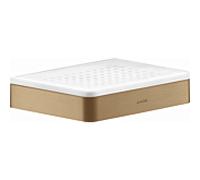 Hansgrohe Porte-savon Axor insert en céramique bronze brossé 42803140