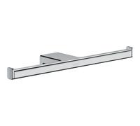 hansgrohe AddStoris double porte-rouleau de papier, 41748000, Couleur: chrome
