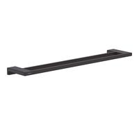 HANSGROHE Porte serviette double 648mm AddStoris - Noir mat