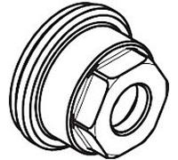 hansgrohe pour vanne d'arrêt / inverseur 92853000