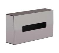 hansgrohe AddStoris boîte à mouchoirs cosmétiques, 41774340, Couleur: noir brossé