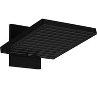 Hansgrohe Douche de tête Pulsify E 24350670 260 2 jets avec raccordement mural noir mat