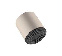 hansgrohe Pulsify S 24131821 Pommeau de douche moderne 10,2 cm 1 jet PowderRain avec QuickClean en nickel brossé