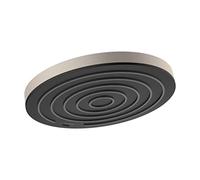 hansgrohe Pulsify S 24141821 Pommeau de douche moderne 1 jet PowderRain avec QuickClean en nickel brossé 25,4 cm