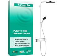 Hansgrohe Pulsify SystÃšme de douche 260 1 jet avec ShowerTablet Select 400, chromÃ©, 24220000 - 24220000